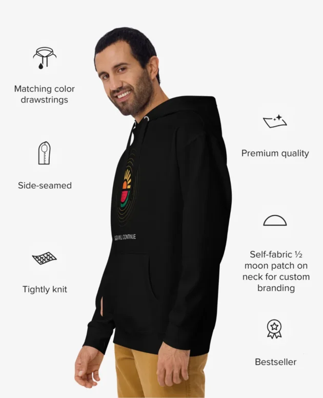 Team Mostamreen Branded Hoodie Black