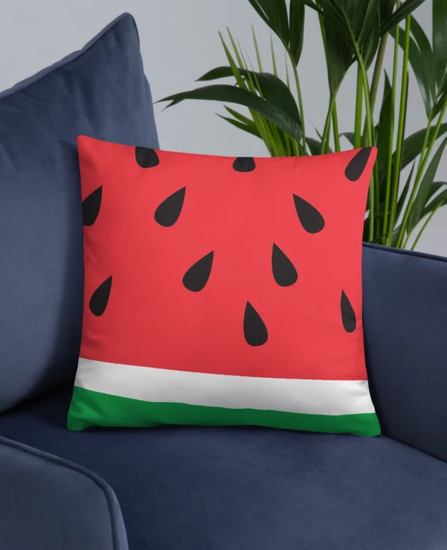 Stand with Gaza All-Over Print Pillow – Minimal Home Decor Edition