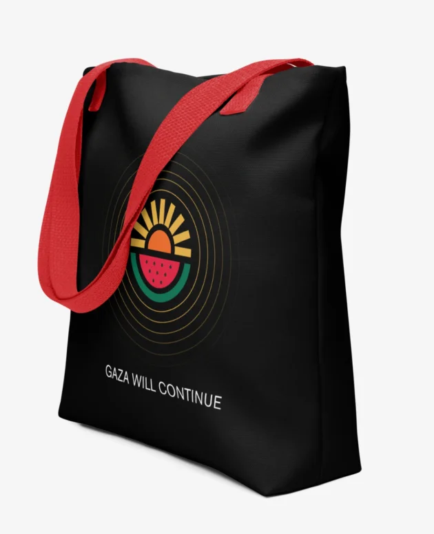 Stand with Gaza All-Over Print Tote Bag – Minimal Everyday Carry