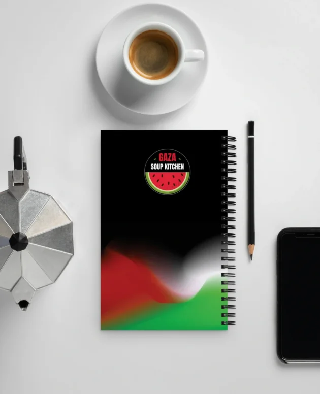 Stand with Gaza Spiral Notebook – Minimal Journal Edition